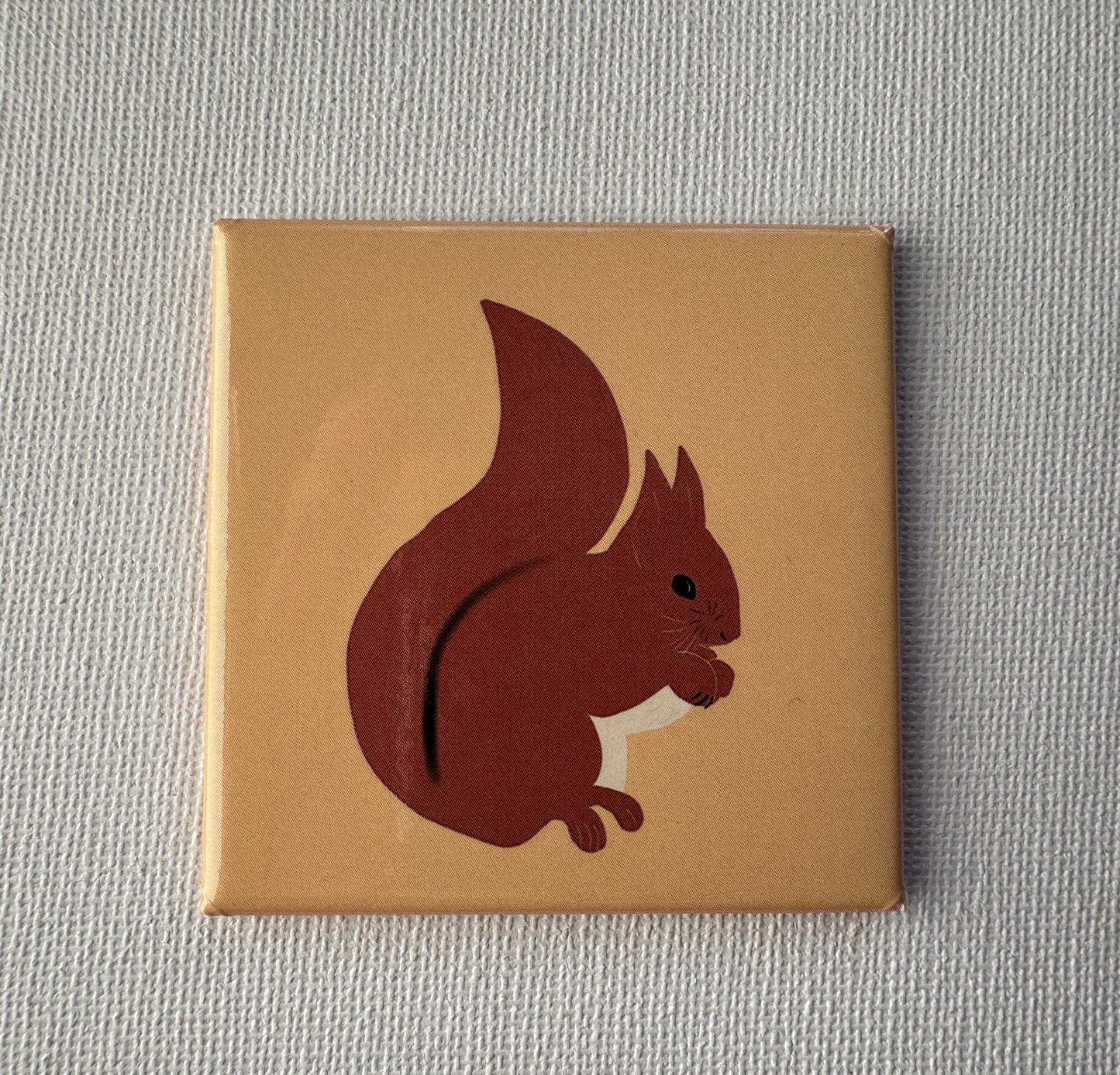 Red Squirrel Fridge Magnet