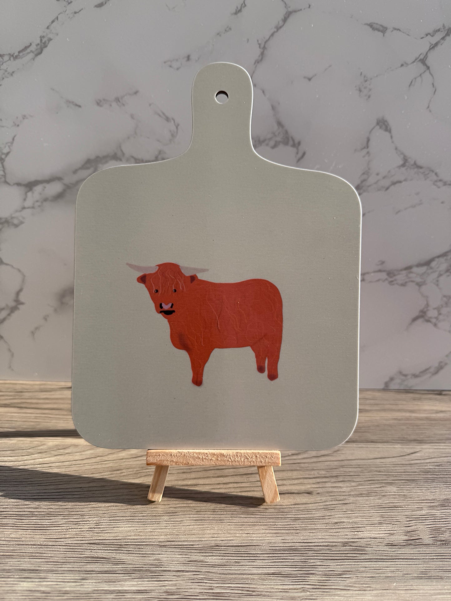 Highland Cow Mini Chopping Board