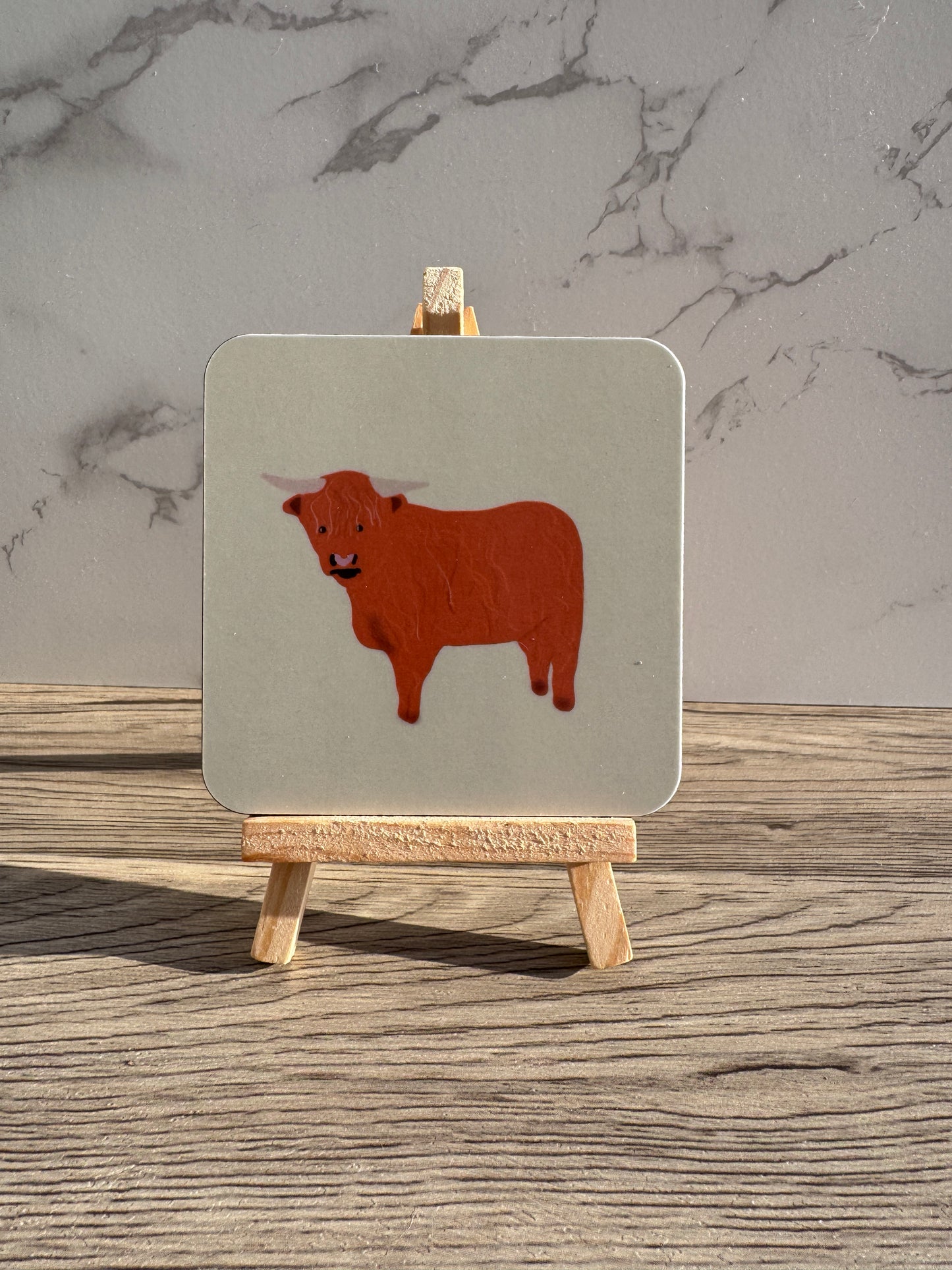Highland Cow Coaster