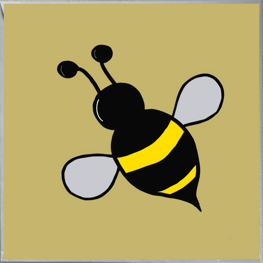 Bee Design Blank Greeting Card