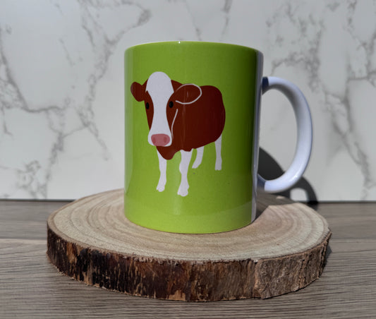 Cow Ceramic Mug - 11oz