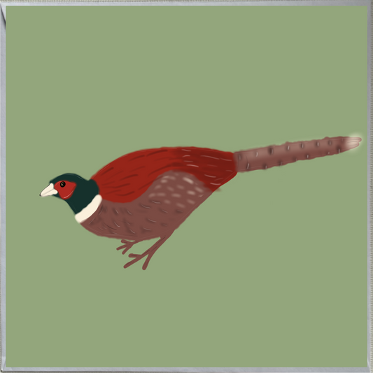 Pheasant Design Blank Greeting Card