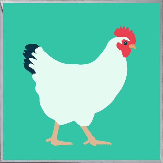 Chicken Design Blank Greeting Card