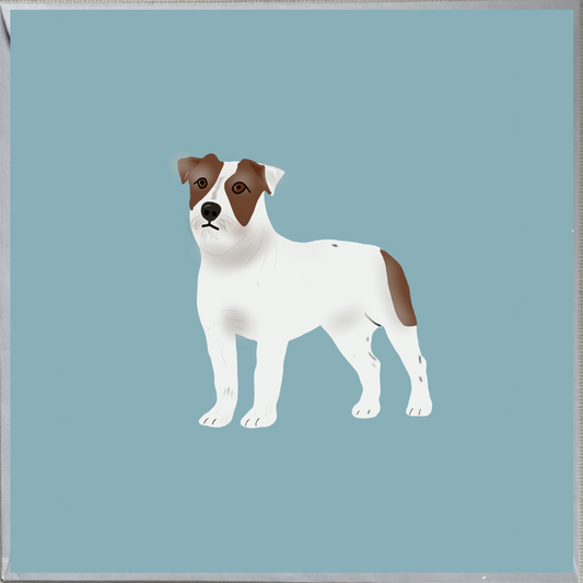 Jack Russell Dog Design Blank Greeting Card