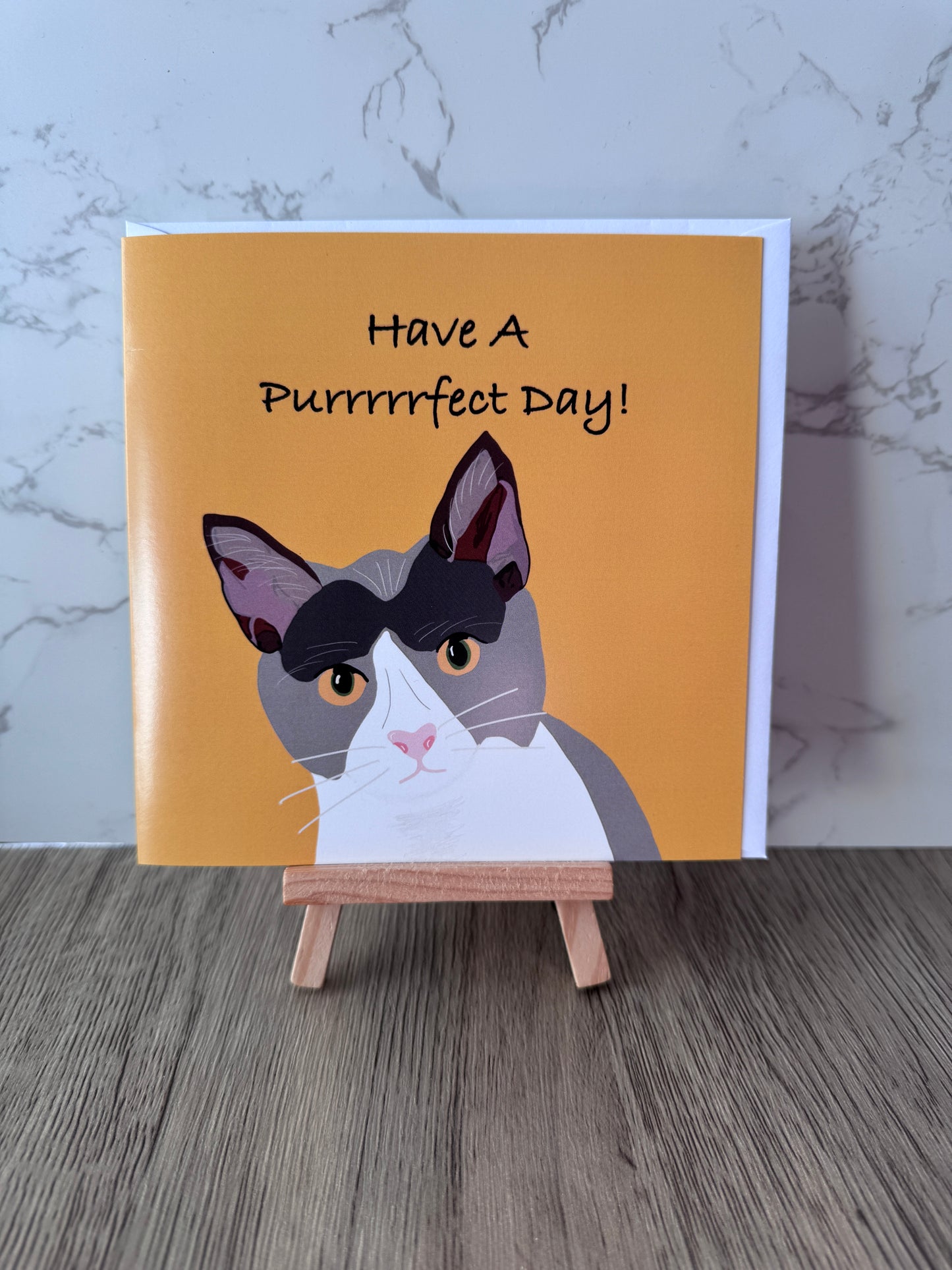 Cat Design Have a Purrrrrfect Day Greeting Card