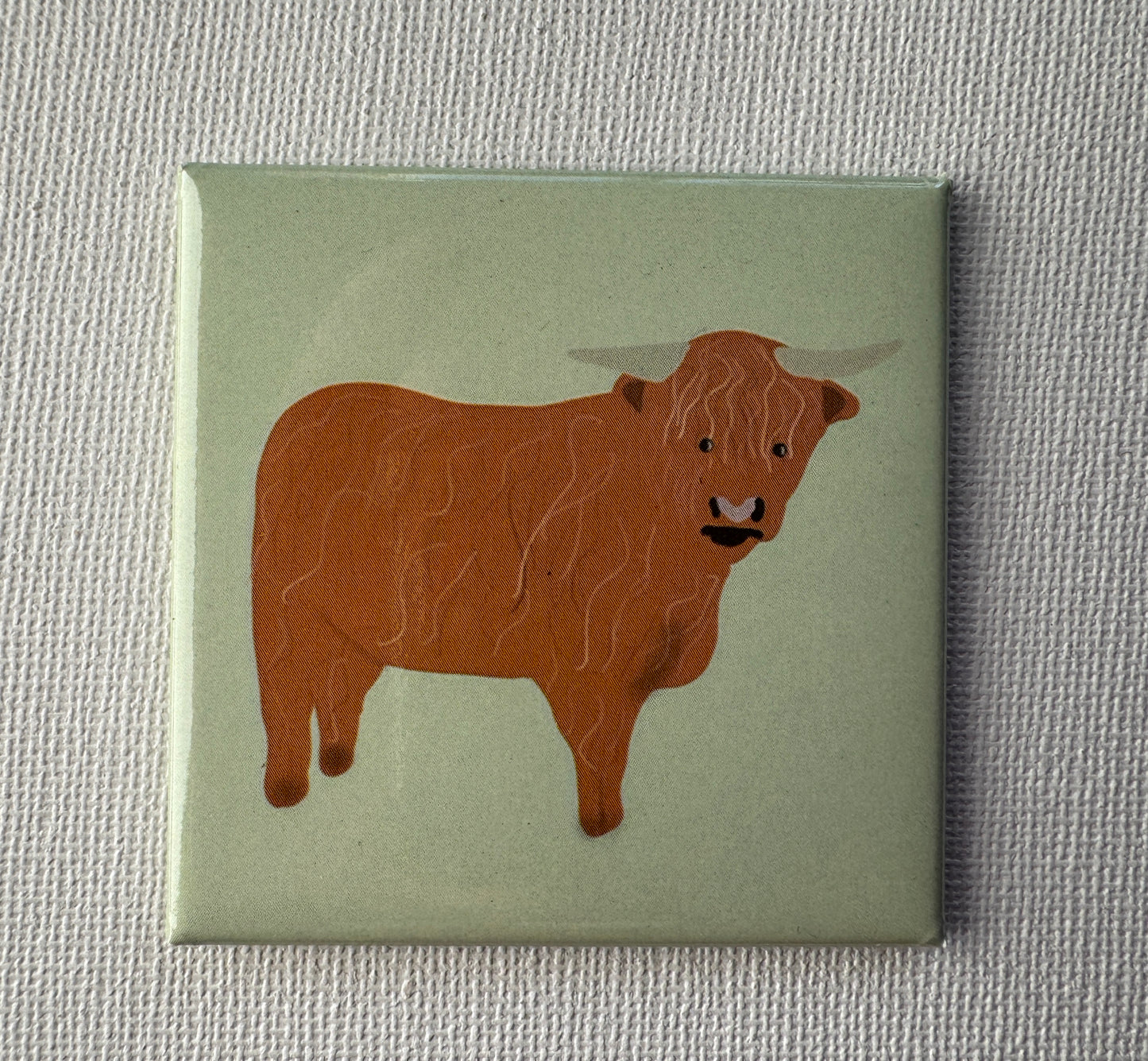 Highland Cow Fridge Magnet