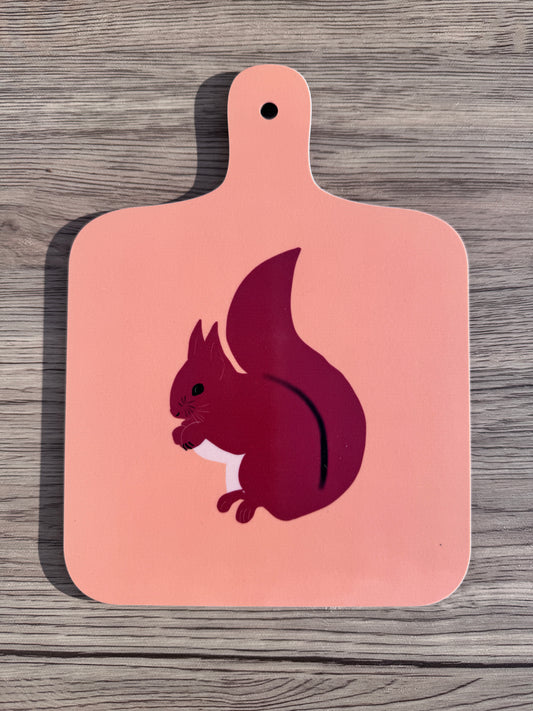 Red Squirrel Mini Chopping Board