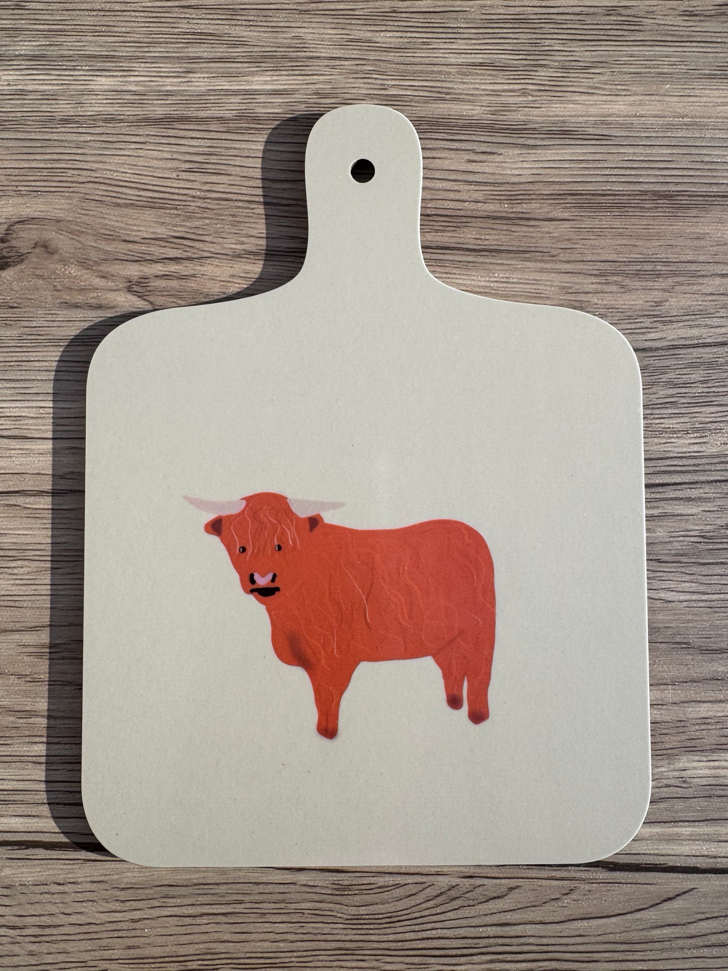 Highland Cow Mini Chopping Board