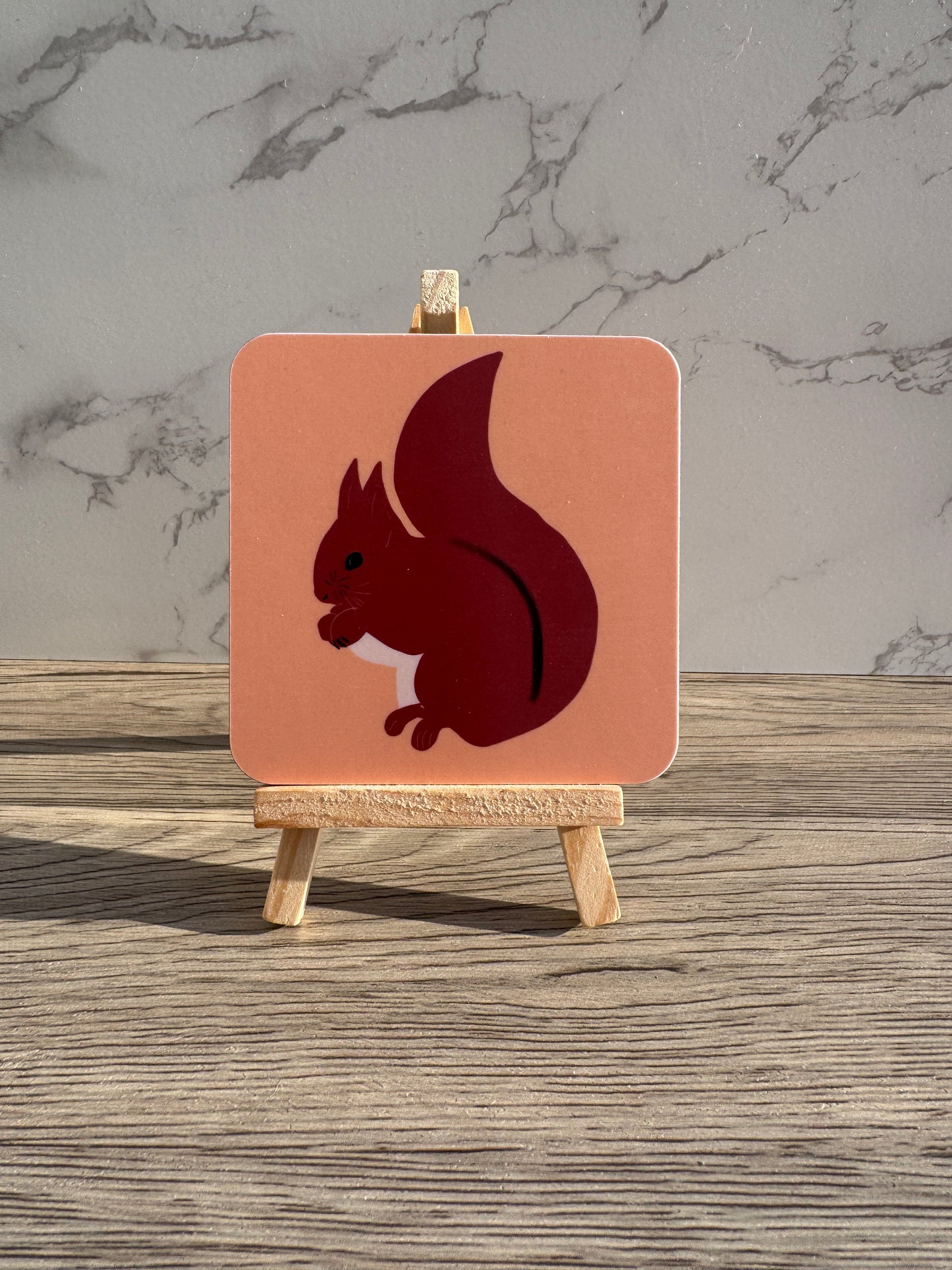 Red Squirrel Coaster
