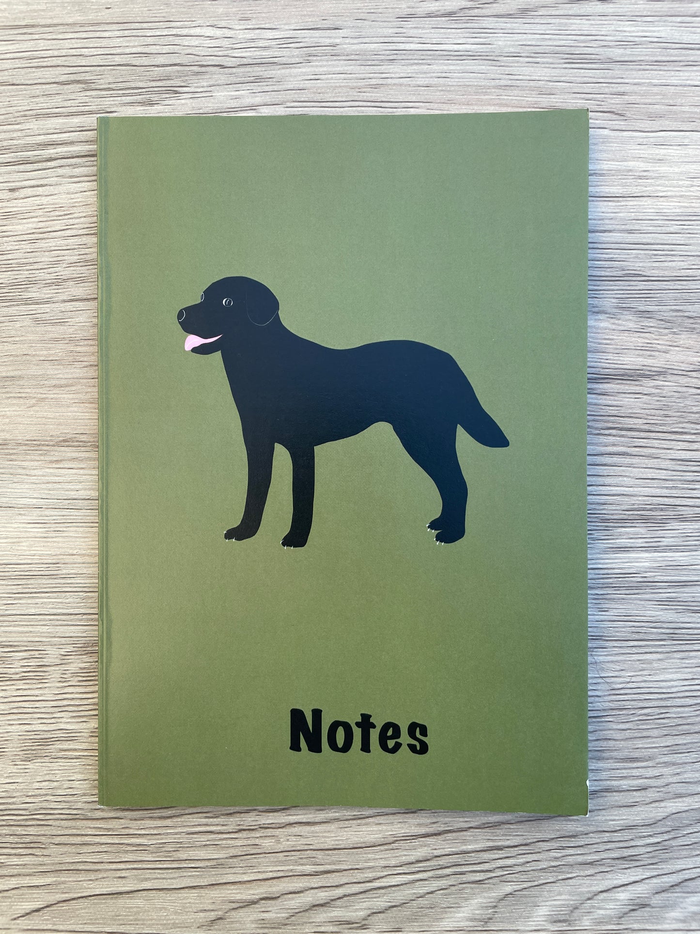 Black Labrador A5 Notebook