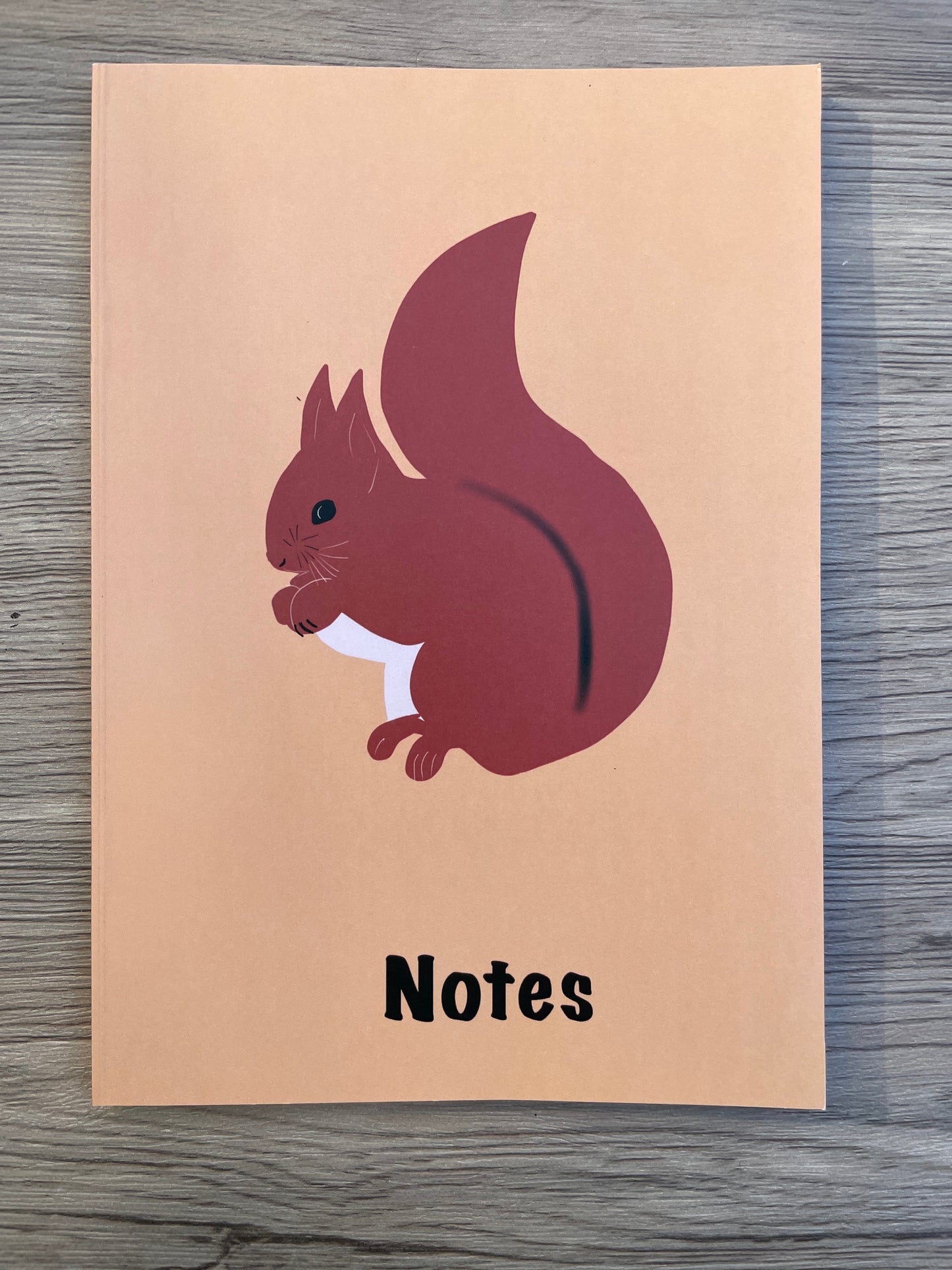 Red Squirrel A5 Notebook