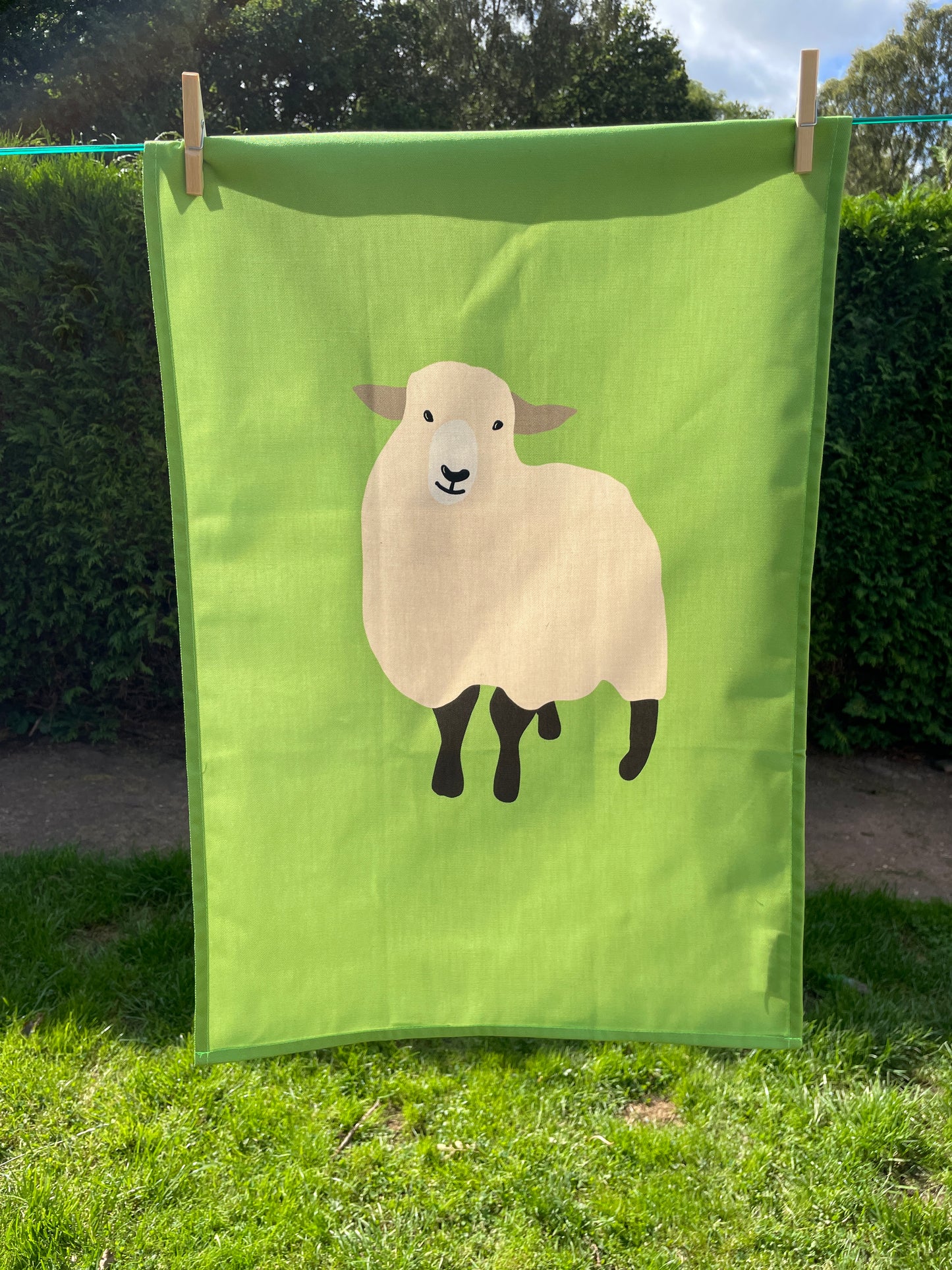 Sheep Design 100% Cotton Tea Towel