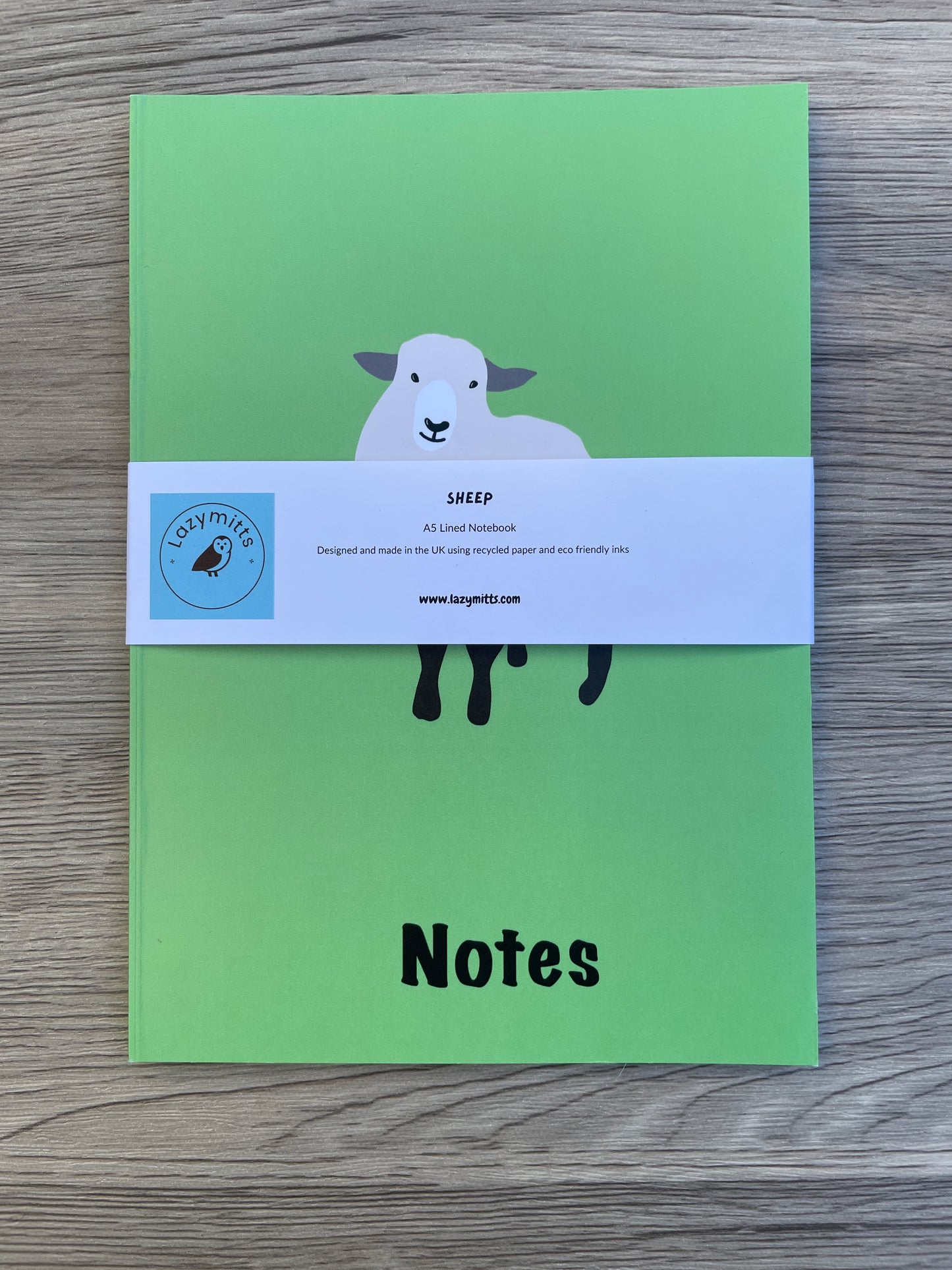 Sheep A5 Notebook