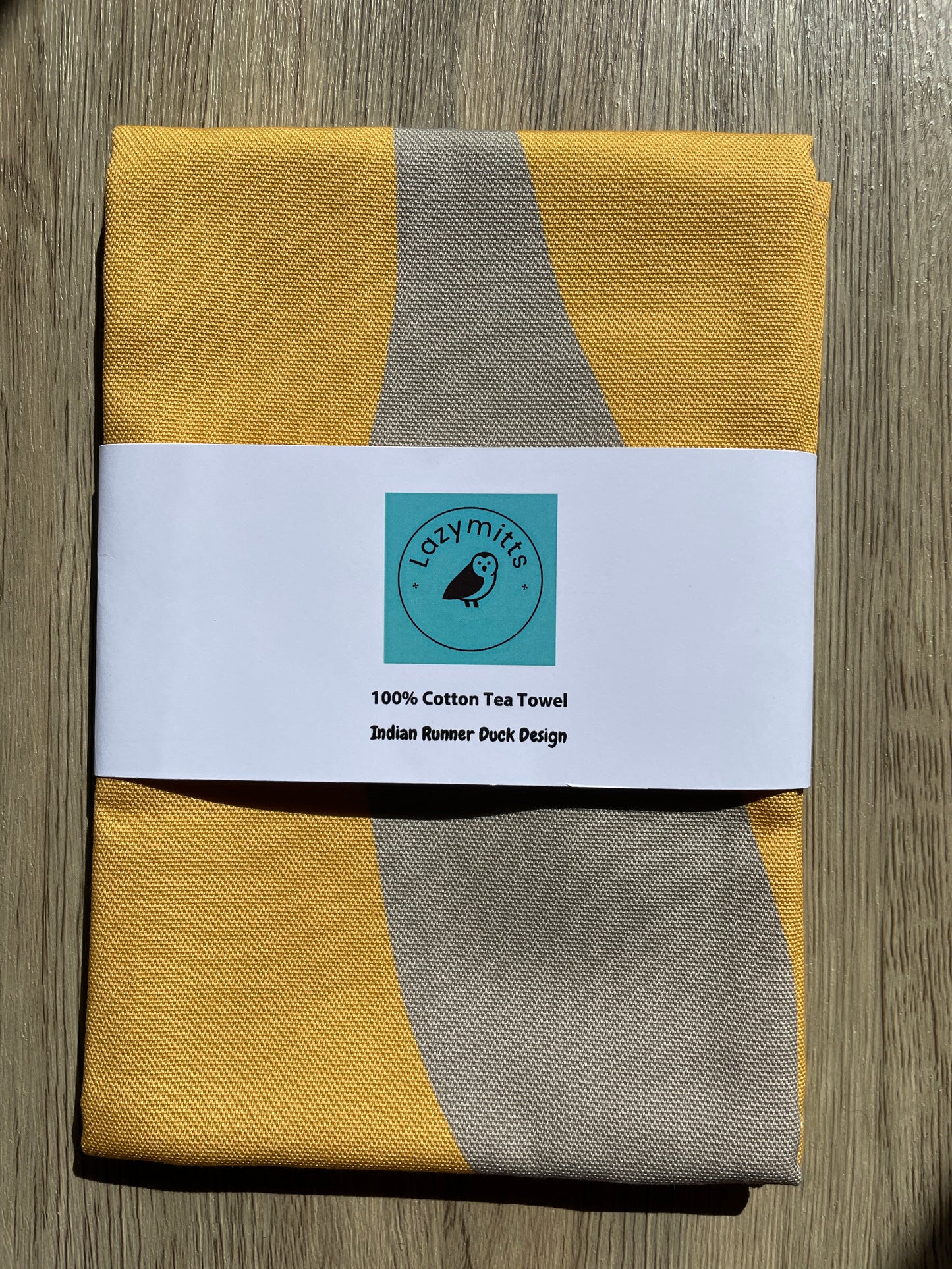 Indian Runner Duck Design 100% Cotton Tea Towel