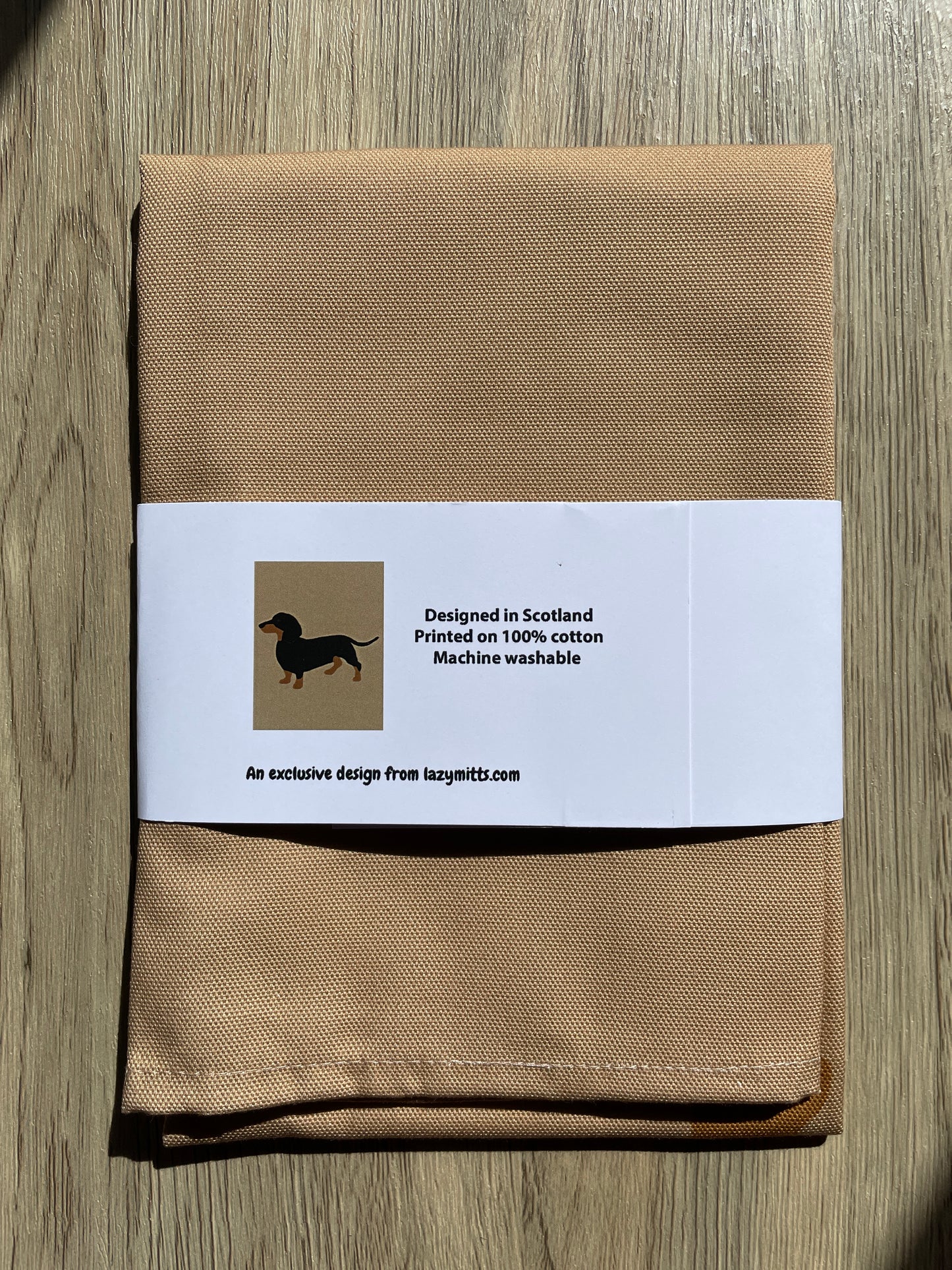 Dachshund Design 100% Cotton Tea Towel