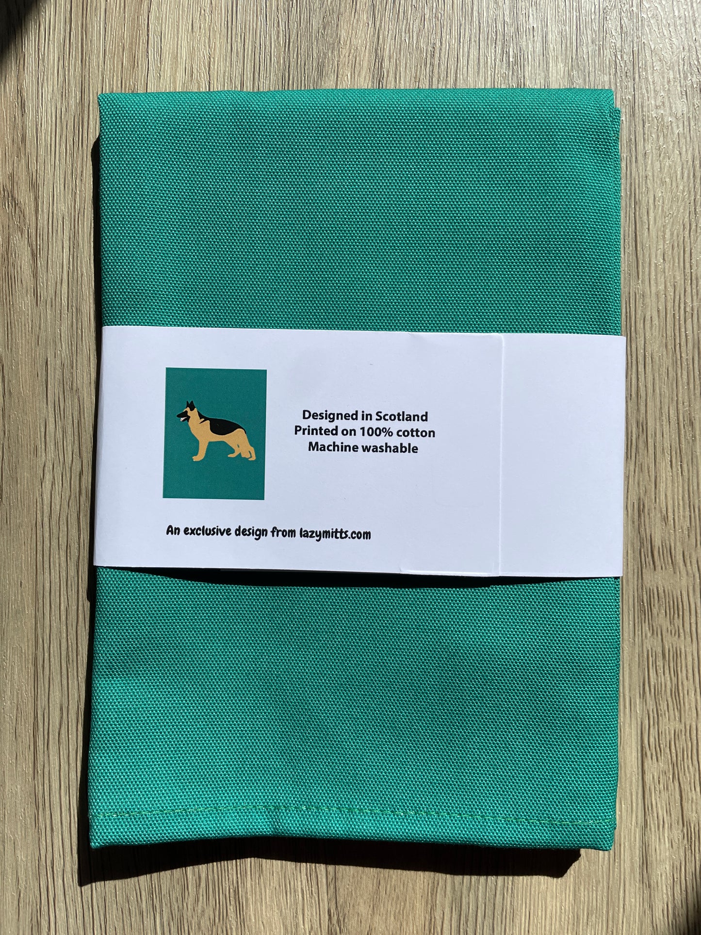 German Shepherd Design 100% Cotton Tea Towel