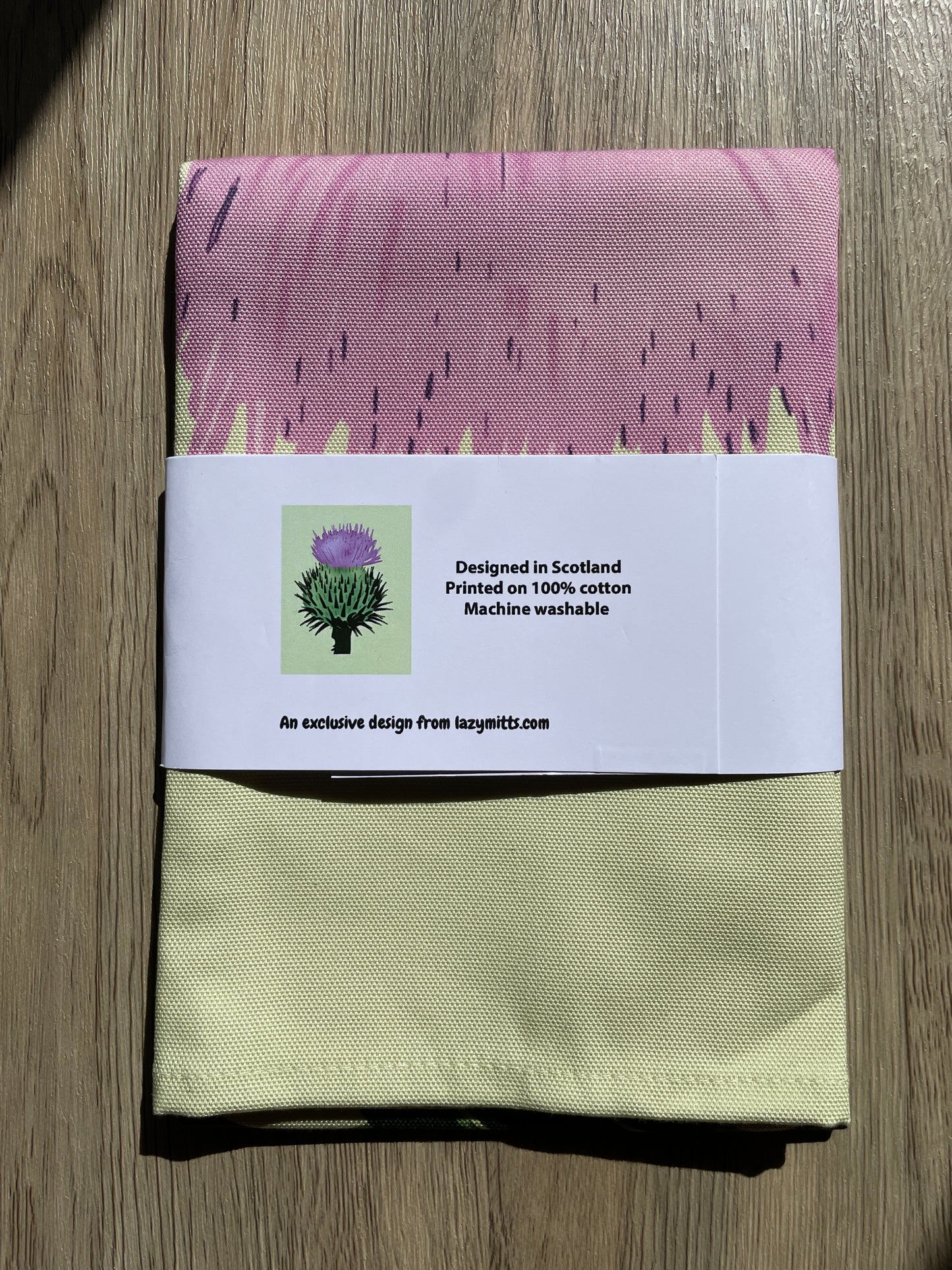 Thistle Design 100% Cotton Tea Towel