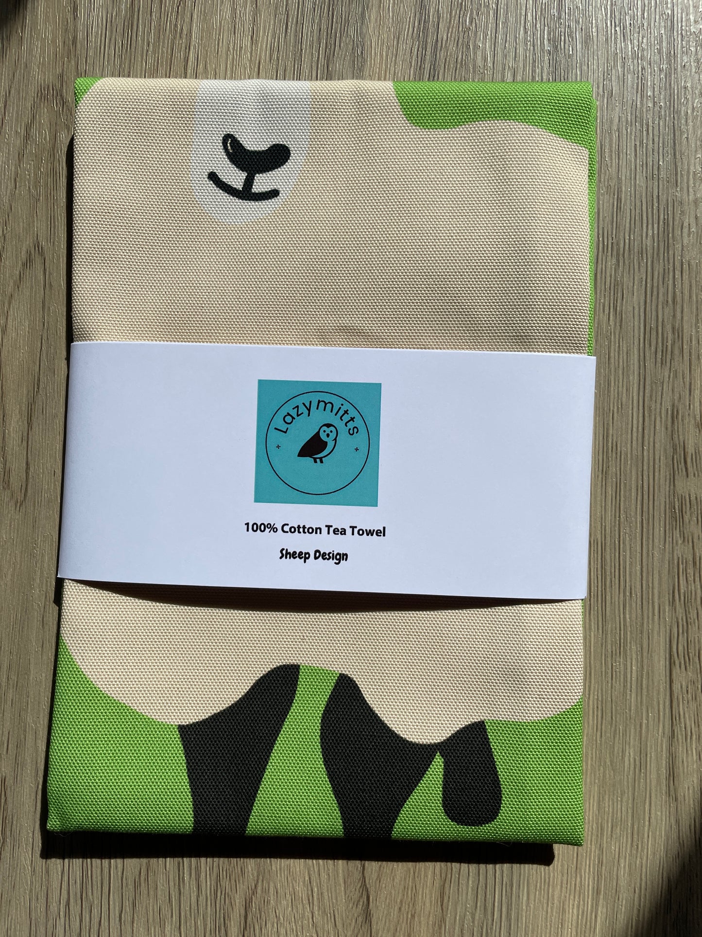 Sheep Design 100% Cotton Tea Towel