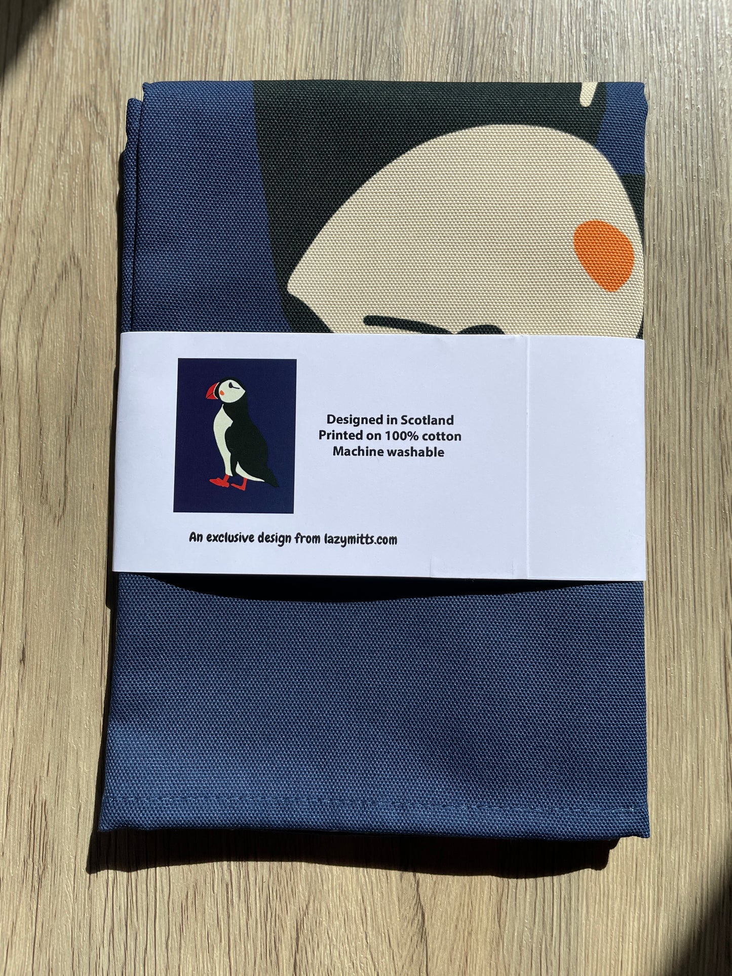 Puffin Design 100% Cotton Tea Towel