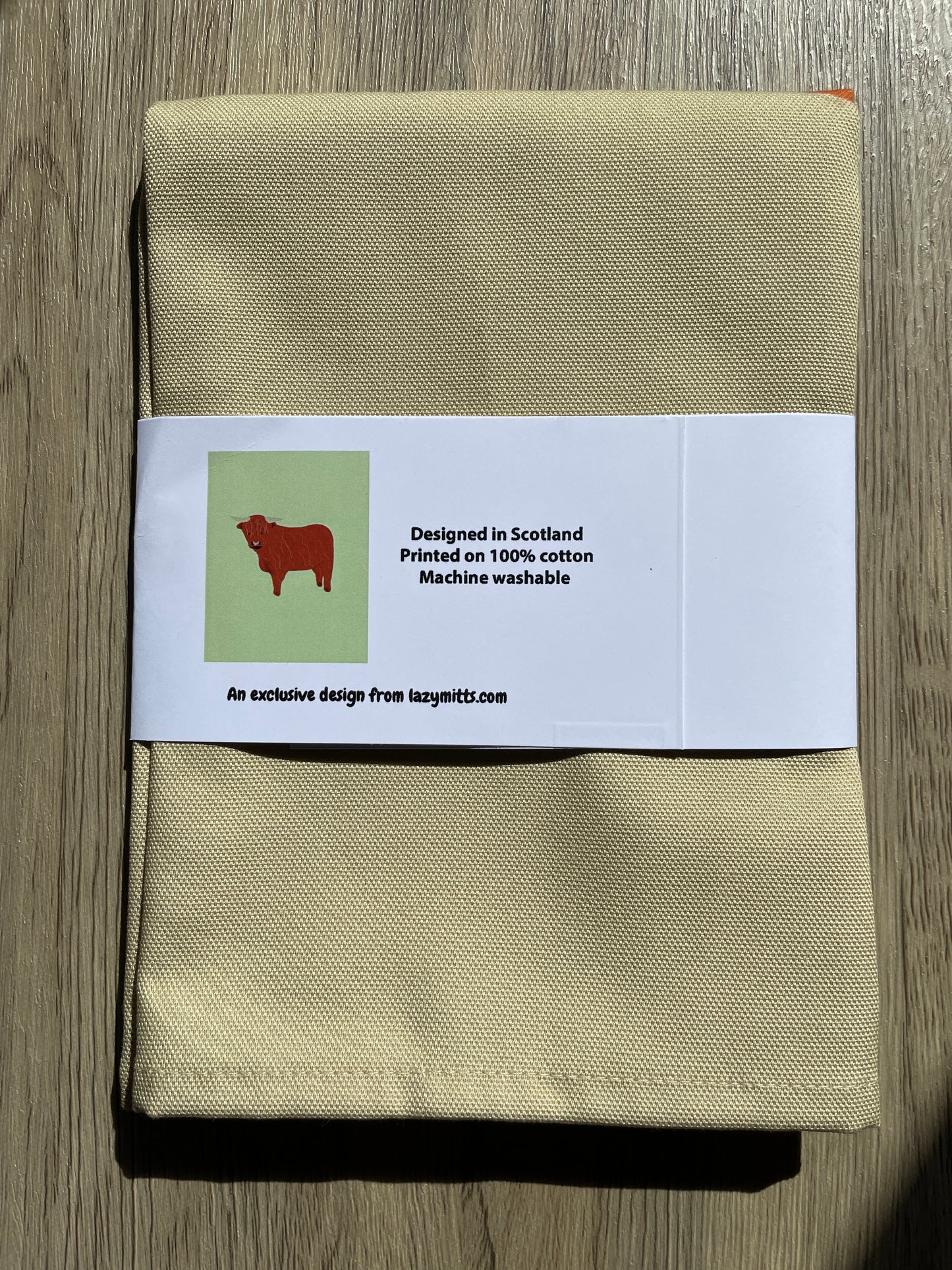 Highland Cow Design 100% Cotton Tea Towel